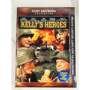 Movie Kelly's Heroes DVD New Sealed Clint Eastwood Telly Savalas 1970 Dolby
